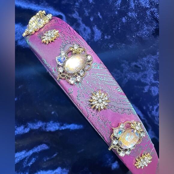Embellished Purple Headband - Picture 1 of 3